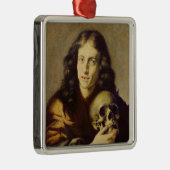 人のポートレート メタルオーナメント (右)