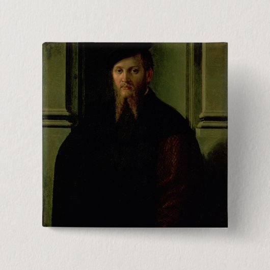 人のポートレート 缶バッジ (正面)