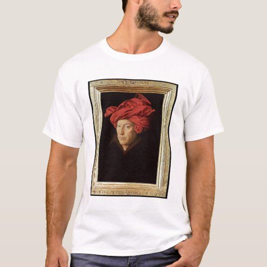 人のポートレート、1433年(カシの油) (422をまた見て下さい Tシャツ (正面)