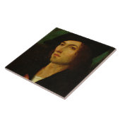 人のポートレート、1506年(パネルの油) タイル (側面)