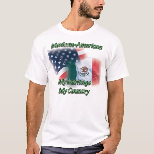 人のメキシコAmerian伝統の国のTシャツ Tシャツ (正面)