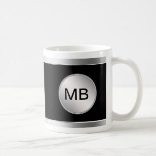 人のモノグラムのコーヒー・マグ コーヒーマグカップ