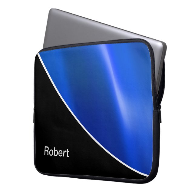 人のモノグラムのラップトップスリーブ ラップトップスリーブ (正面左)