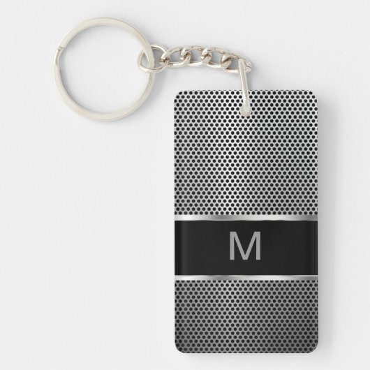 人のモノグラム2側面のKeychain キーホルダー (正面)