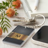 人のモノグラム2側面のKeychain キーホルダー (正面右)