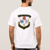 人のライト背部ロゴのワイシャツ Tシャツ (裏面)