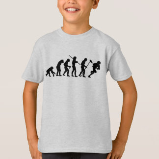 人のラクロスの進化 Tシャツ