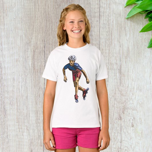 人のローラーブレード Tシャツ