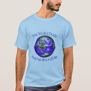 人のワイシャツの世界は回転します Tシャツ