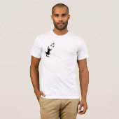 人のワイシャツ-紋章の右側 Tシャツ (正面フル)