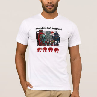 人のヴィンテージの日本のなおもちゃのロボットTシャツ Tシャツ