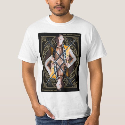 人の二重味方されたTシャツ Tシャツ (正面)