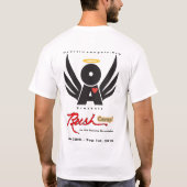 人の価値Tシャツの白RushCamp! 2019年 Tシャツ (裏面)