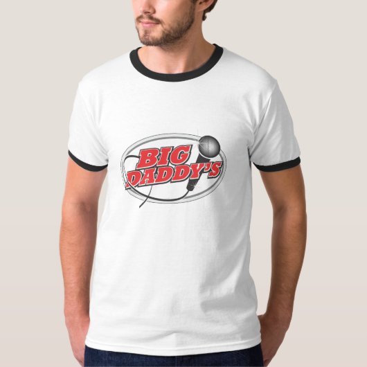 人の信号器のティー- Blk Tシャツ (正面)