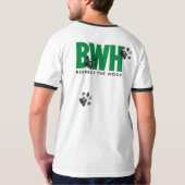 人の信号器のTシャツ Tシャツ (裏面)