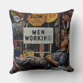 人の働くこと クッション (裏面)