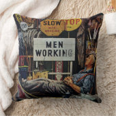 人の働くこと クッション (ブランケット)