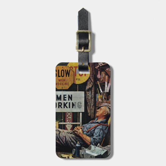 人の働くこと ラゲッジタグ (正面縦)