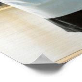 人の前で手の重さを持ち上げる男女 ポスター (角)