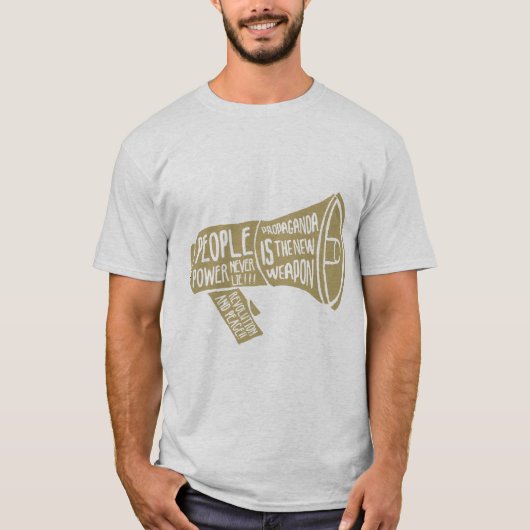 人の力は決して嘘をつかないTシャツ Tシャツ (正面)