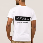 人の双生児はIBIZAN猟犬クラブTを最高にします Tシャツ (裏面)