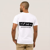 人の双生児はIBIZAN猟犬クラブTを最高にします Tシャツ (裏面フル)