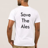 人の合われた保存エール Tシャツ (裏面)