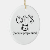 人の吸オーナメント セラミックオーナメント (右)