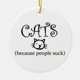 人の吸オーナメント セラミックオーナメント