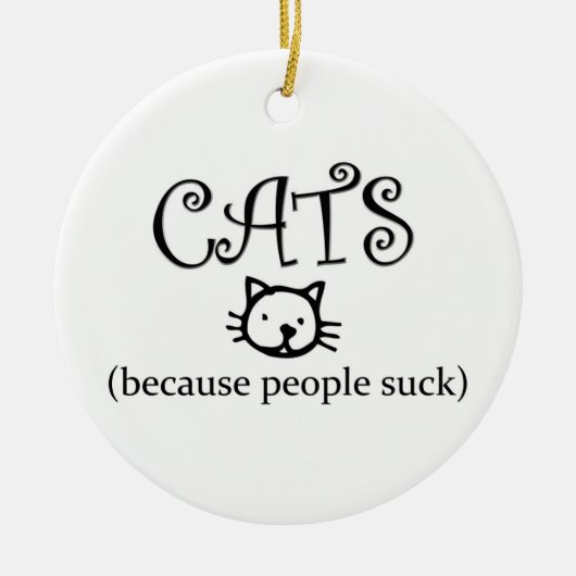 人の吸オーナメント セラミックオーナメント (正面)