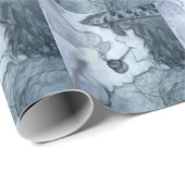 人の喫煙管のマンガの日本製アニメ ラッピングペーパー (ロールコーナー)