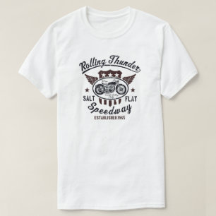 人の圧延の雷高速自動車道路のTシャツ Tシャツ