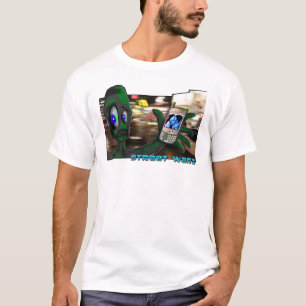 人の地下のヒップホップの落書きのキャラクター Tシャツ