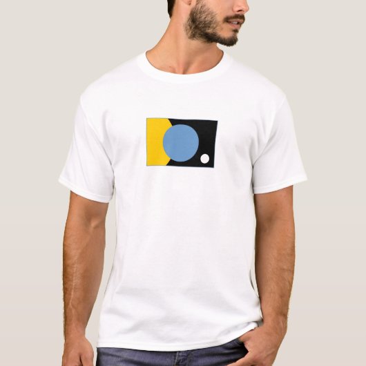 人の地球Tの白旗 Tシャツ (正面)