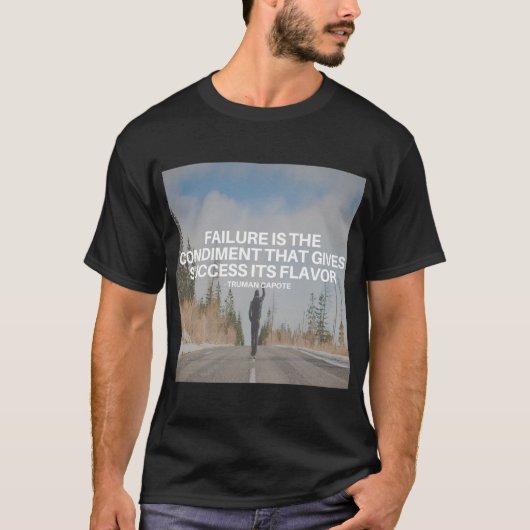 人の基本的なやる気を起こさせるな引用文のTシャツ Tシャツ (正面)