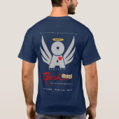 人の基本的な暗いTシャツ海軍RushCamp! 2019年 Tシャツ (裏面)