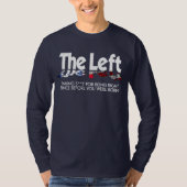 人の基本的な長袖のティー-左、定義される… Tシャツ (正面)