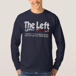 人の基本的な長袖のティー-左、定義される… Tシャツ