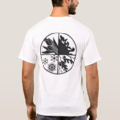 人の基本的なTシャツ Tシャツ (裏面)