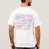 人の基本的なTシャツ Tシャツ (裏面)
