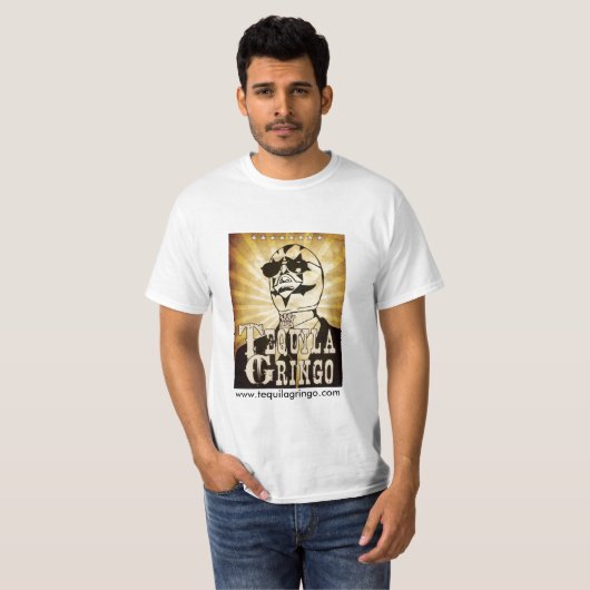 人の基本的価値のティー- TequilaGringo Tシャツ (正面フル)