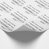 人の声が耳に入れ遊る ラッピングペーパー (角)