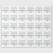 人の声が耳に入れ遊る ラッピングペーパー (フラット)