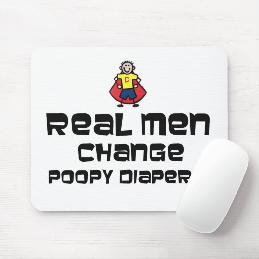 人の変更のPoopyの実質のおむつ マウスパッド (マウス)