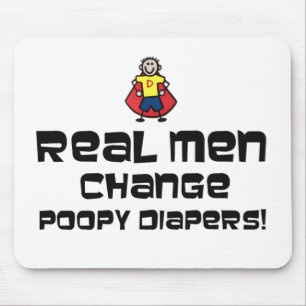 人の変更のPoopyの実質のおむつ マウスパッド