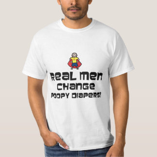 人の変更のPoopyの実質のおむつ Tシャツ