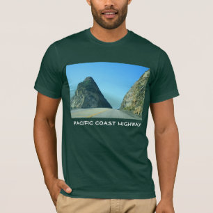 人の太平洋沿岸のハイウェーのTシャツ Tシャツ