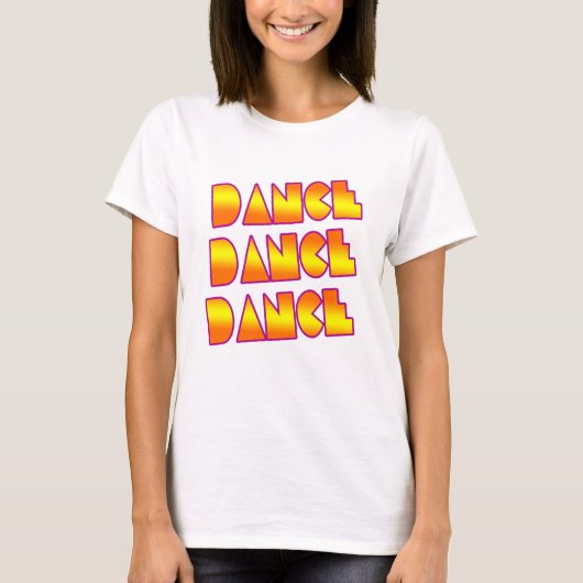 人の女の子の激賞のRaverわめくクラブ音楽ダンスDJ Tシャツ (正面)