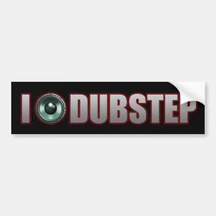 人の女の子DUBSTEP バンパーステッカー