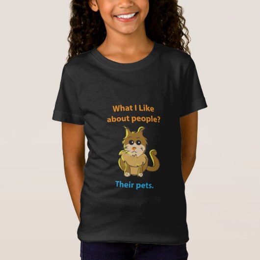 人の好きおもしろい引用文Tシャツ Tシャツ (正面)